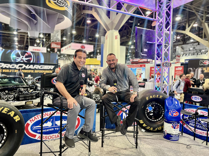 NHRA livestreams from the heart of the 2024 SEMA Show—Day 2 NHRA